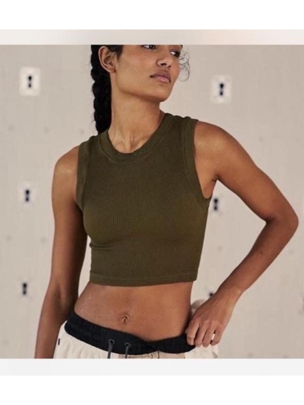 Free People Movement Free Throw Cropped Tank Size M/L
